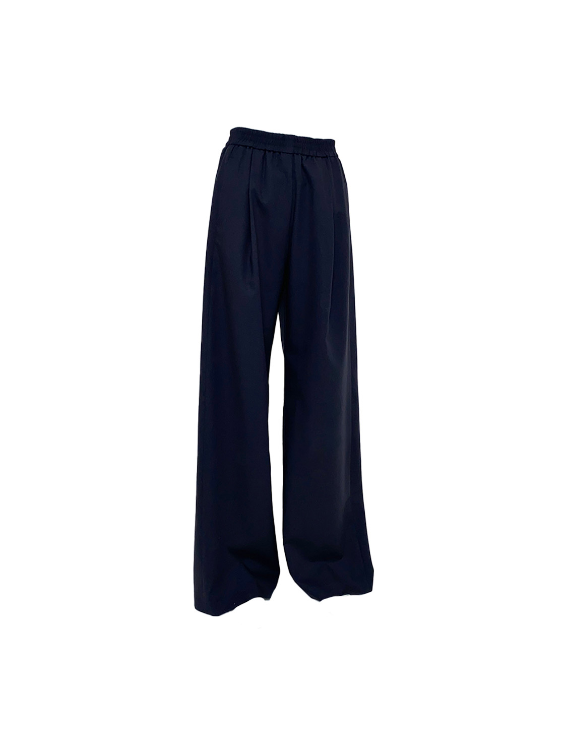 Odeeh Seiden-Hose mit weitem Bein  36 marine