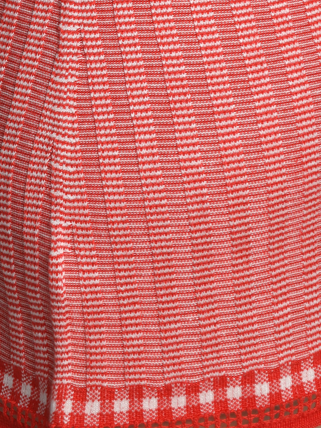 Guest in Residence Fine Stripe - Strick-Minikleid red XS