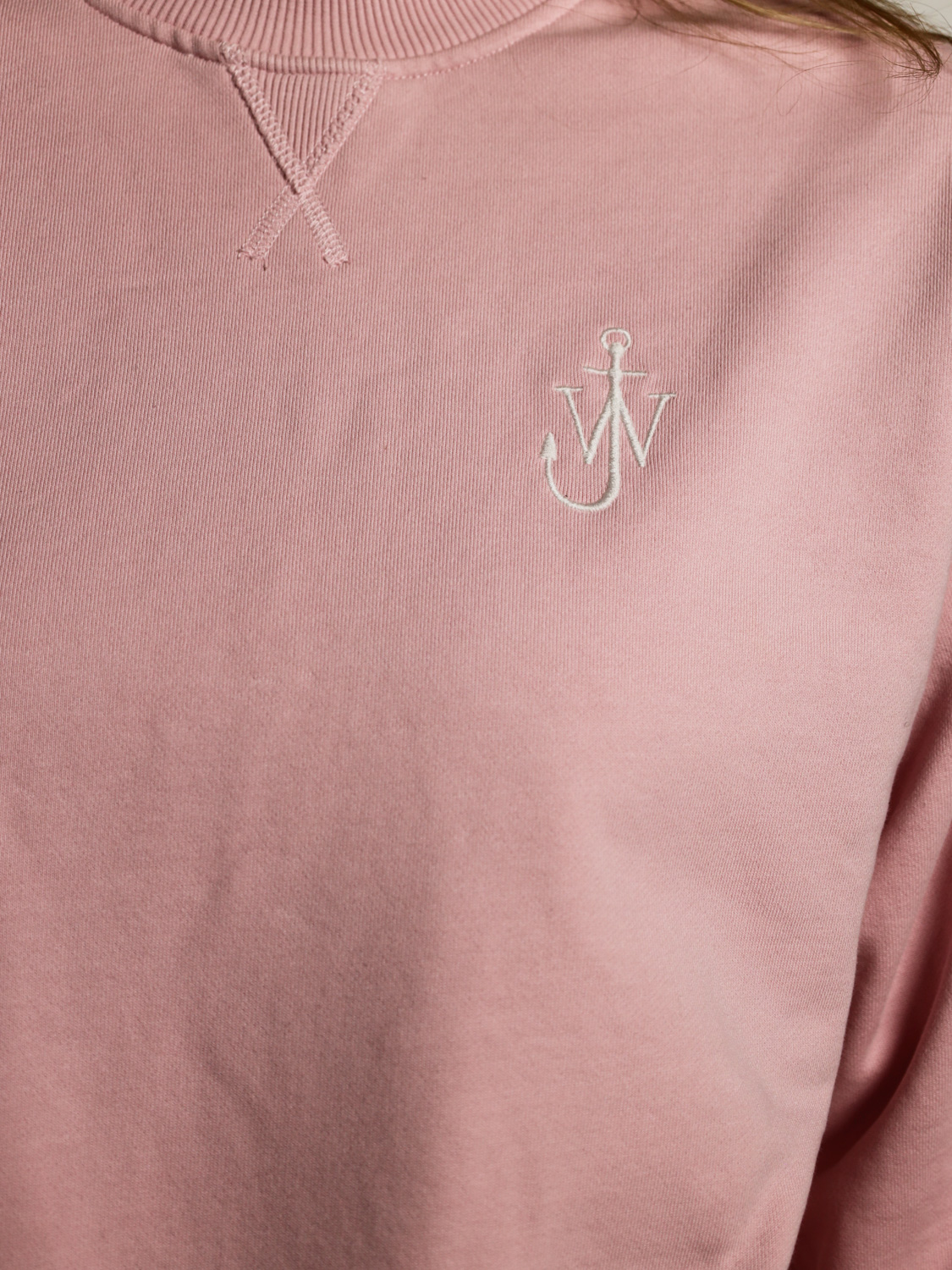 JW Anderson Layered – Sweatshirt-Minikleid   rosa S