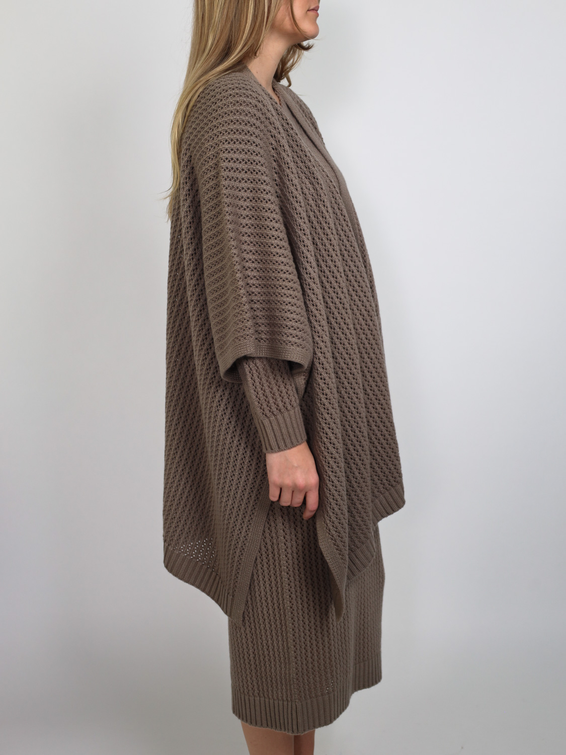 Iris von Arnim Georgina – Cashmere Poncho  brown One Size