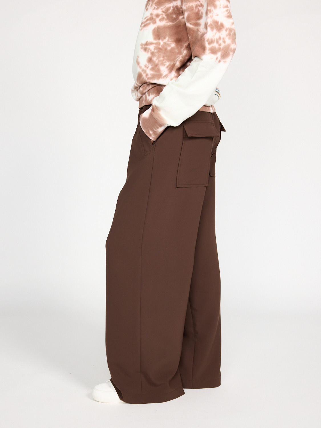 Rossi Judy – Straight wide-leg trousers  brown XS