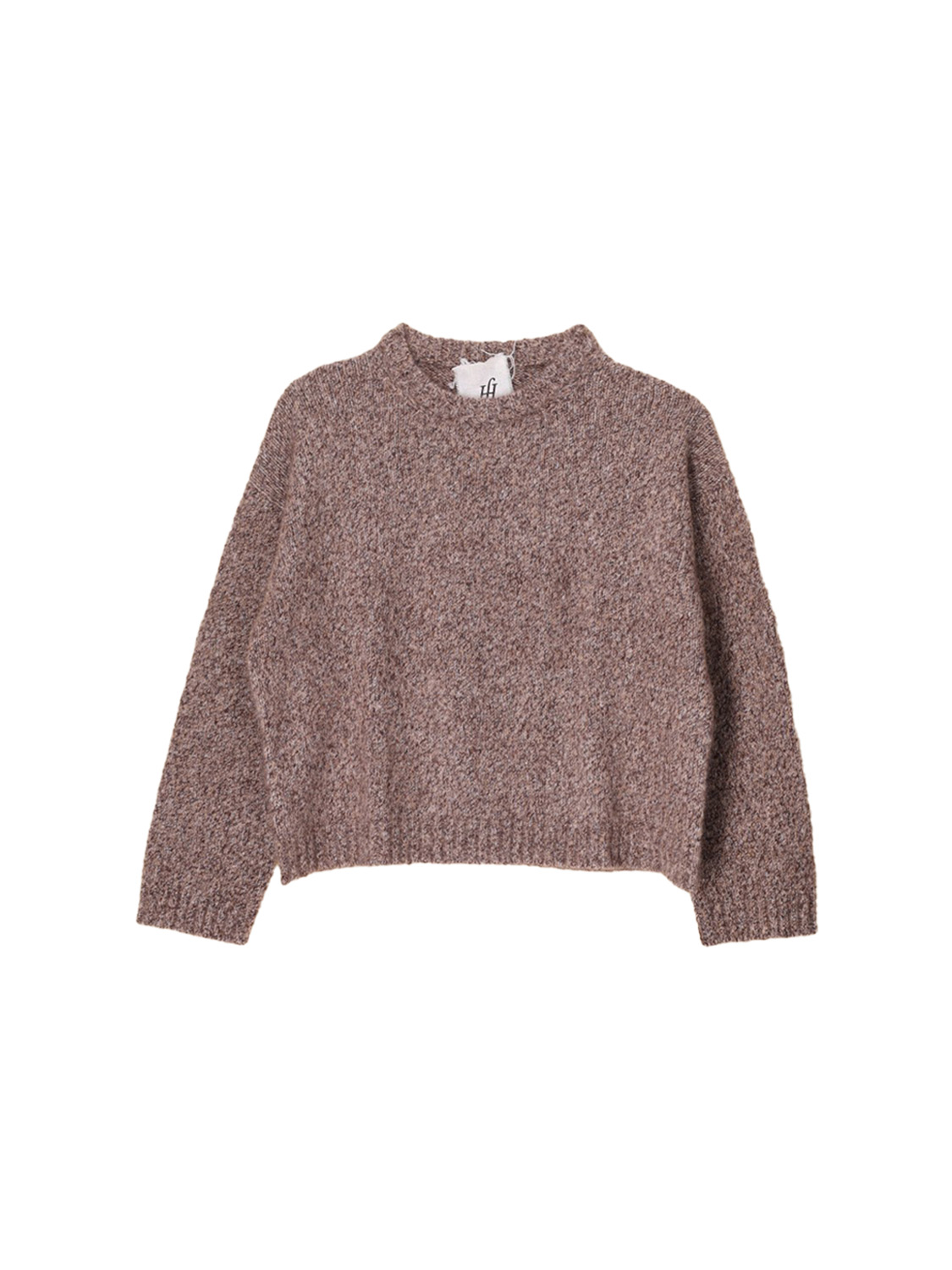 friendly hunting Jumper – sweater made from a cashmere-silk mix  brown S