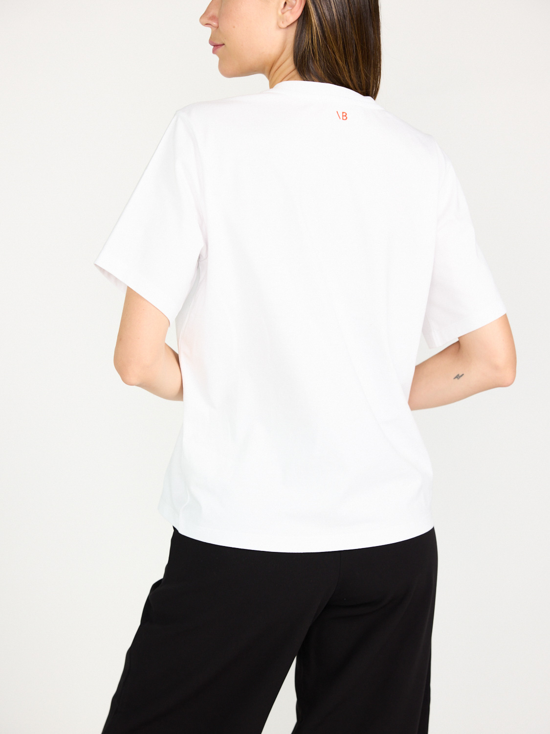 Victoria Beckham Slogan Tee – My Dad had a Rols Royce  bianco M