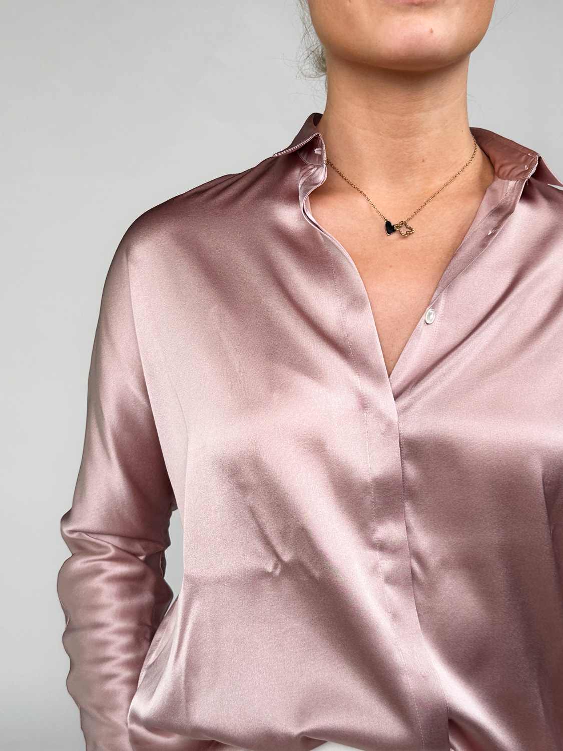 Blooming Argordo – stretchy silk blouse   rosa 34