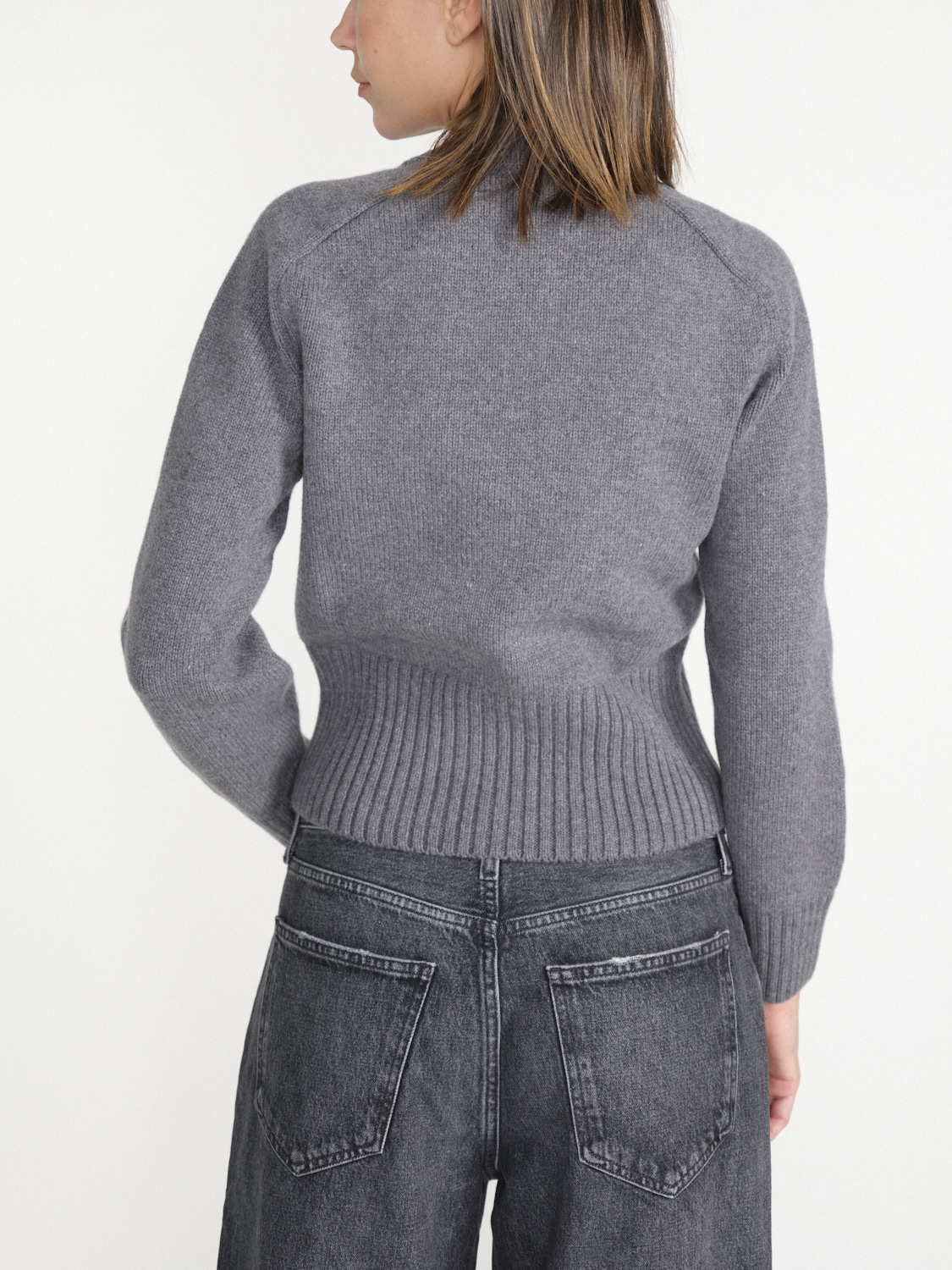 Patou Pullover aus Woll-Cashmere-Mix   gris S