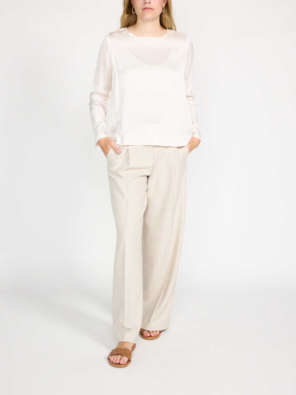 Iris von Arnim Orlando – silk blouse  creme 34