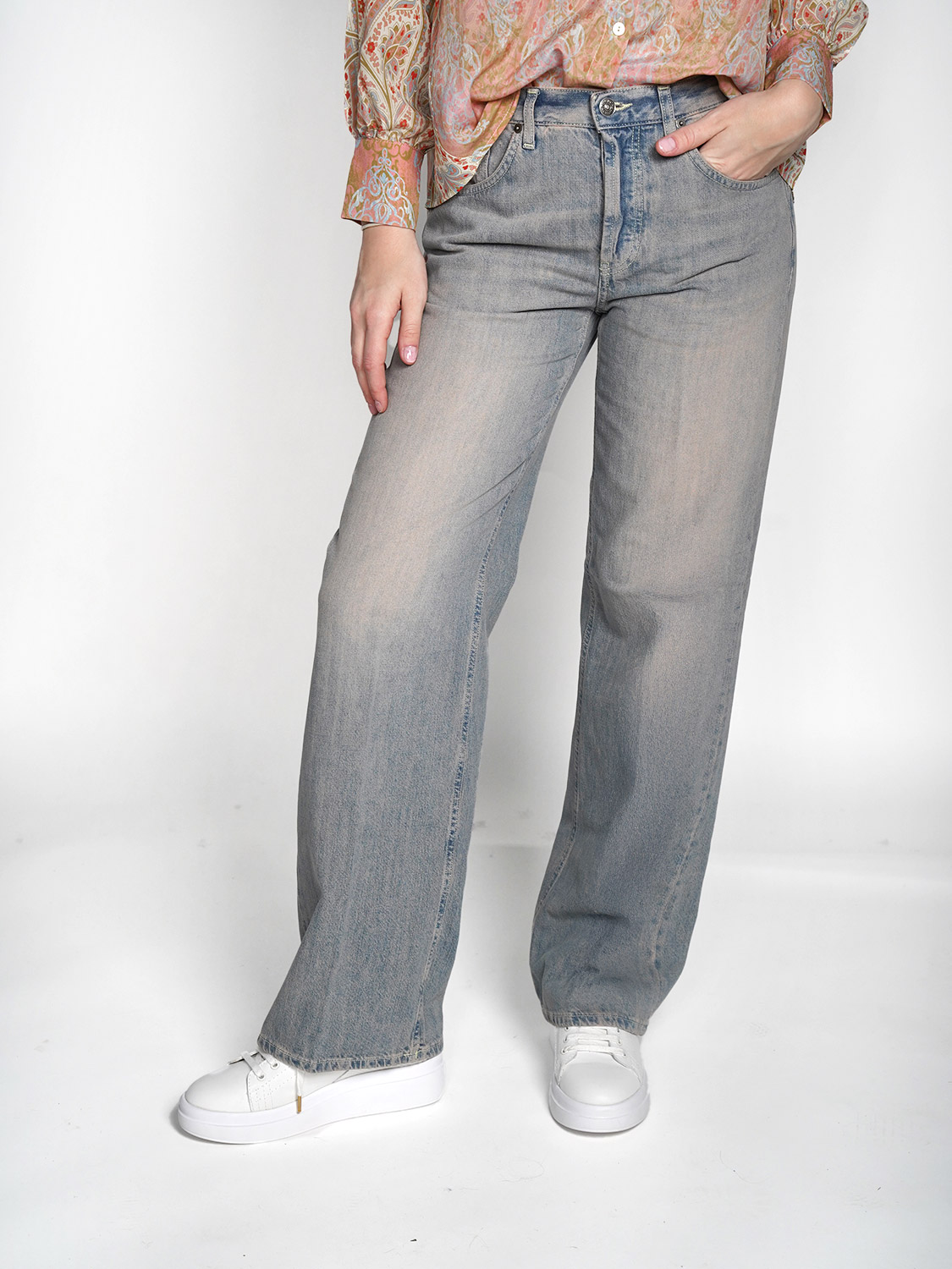 Dondup Pantalone Jacklyn - Washed-out denim jeans   grey 27