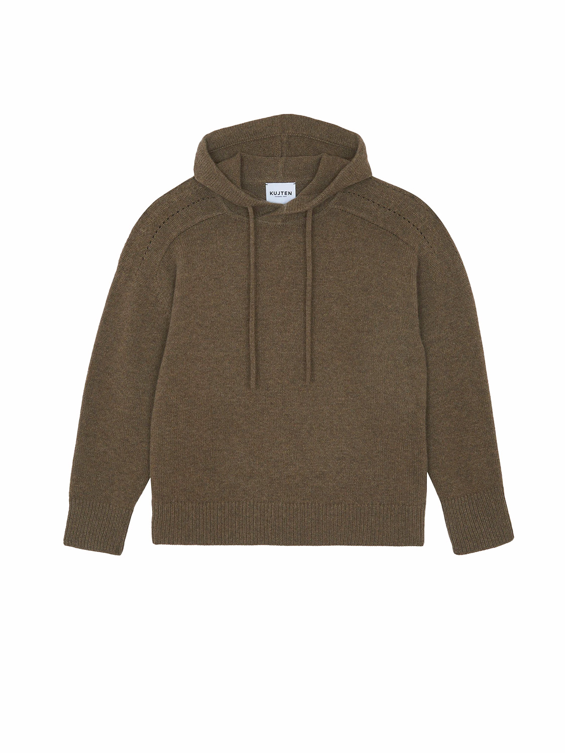 Kujten Anna – Kapuzenpullover aus Cashmere  marrón 34