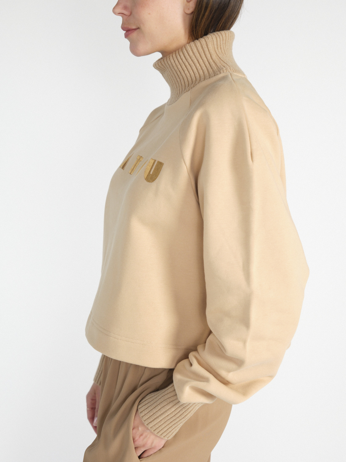 Patou Sweatshirt aus Baumwolle   beige S