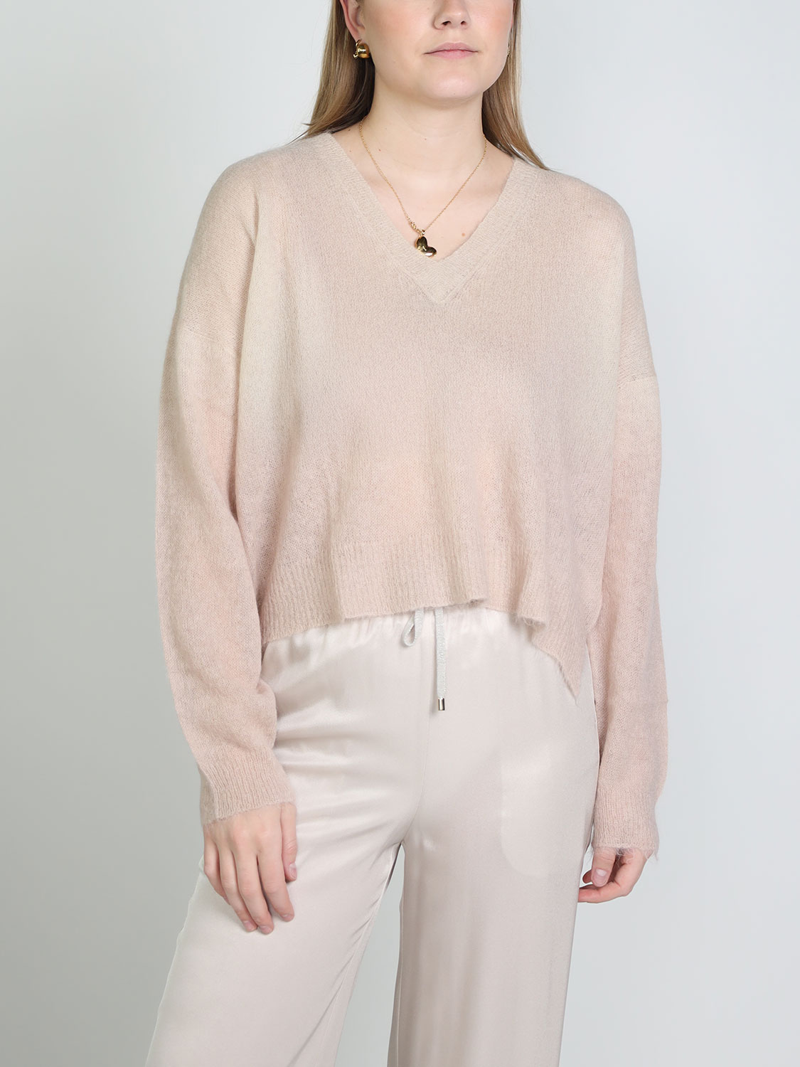 Dondup Pullover mit V-Ausschnitt  beige 34